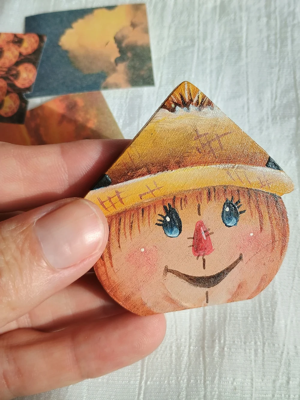 handmade Vintage human note